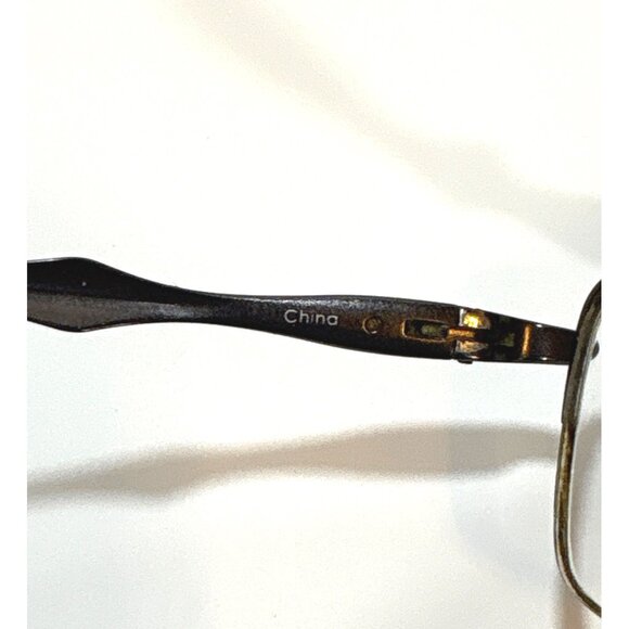 Oakley Slim Black Rectangular Eyeglasses With Metal Frame - Picture 4 of 4